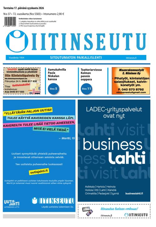 Iitinseutu 17.9.2026