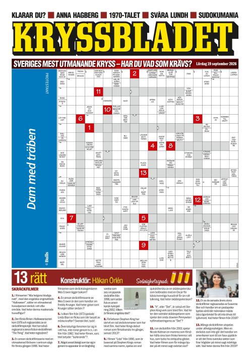 Aftonbladet Lördag 19.9.2026