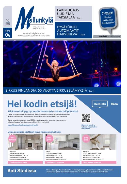 Mellunkylä-lehti 17.9.2026