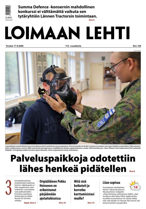 Loimaan Lehti 17.9.2026