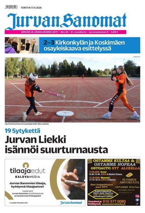 Jurvan Sanomat 17.9.2026