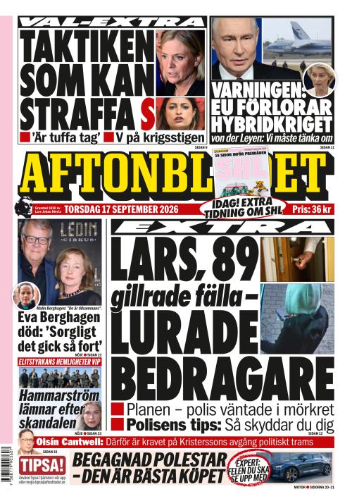 Aftonbladet 17.9.2026