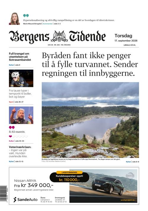 Bergens Tidende 17.9.2026