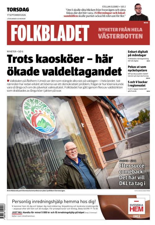 Folkbladet (Västerbotten) 17.9.2026