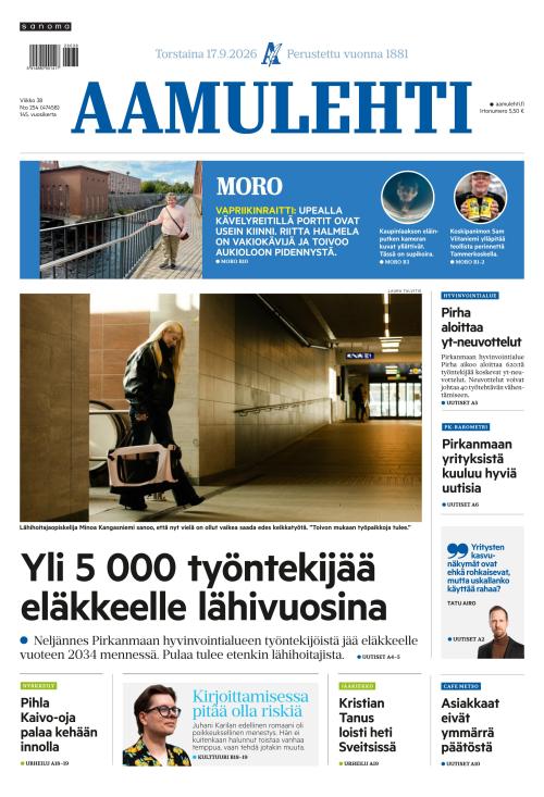 Aamulehti 17.9.2026