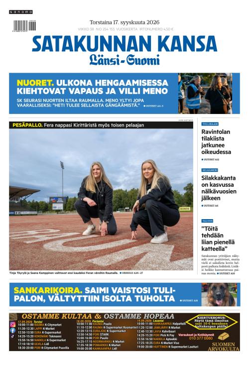 Satakunnan Kansa Länsi-Suomi 17.9.2026
