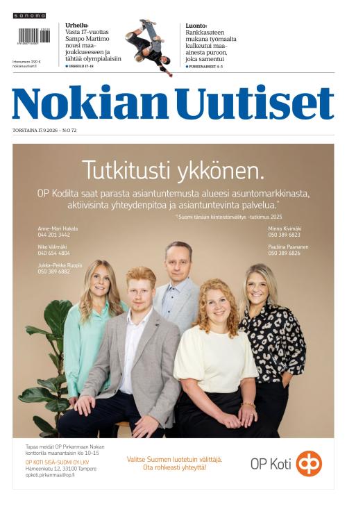 Nokian Uutiset 17.9.2026