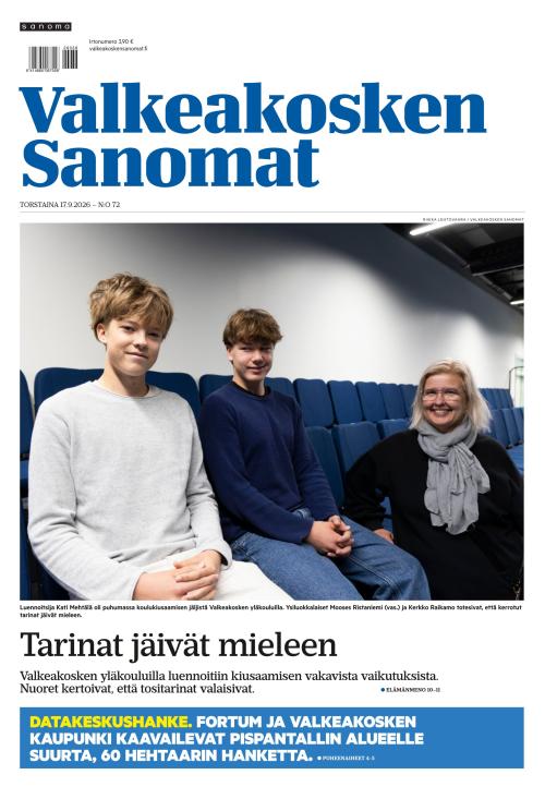 Valkeakosken Sanomat 17.9.2026