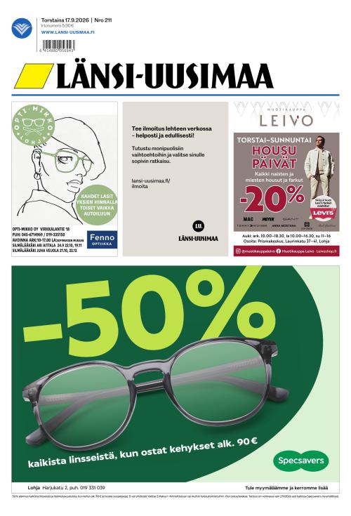 Länsi-Uusimaa 17.9.2026