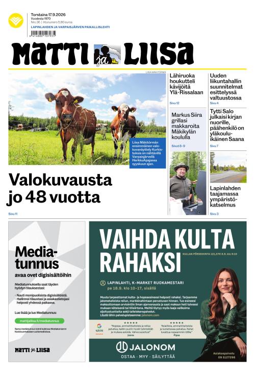 Matti ja Liisa 17.9.2026
