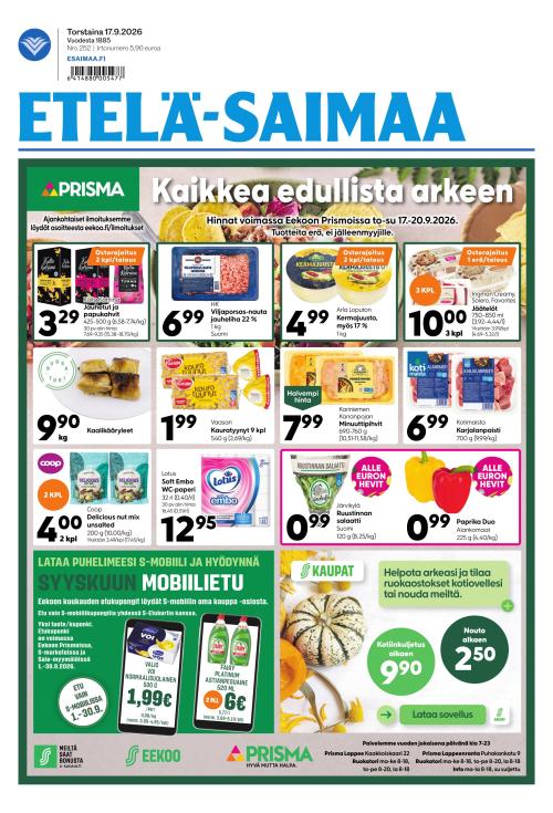 Etelä-Saimaa 17.9.2026
