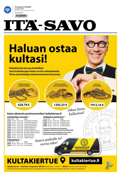 Itä-Savo 17.9.2026