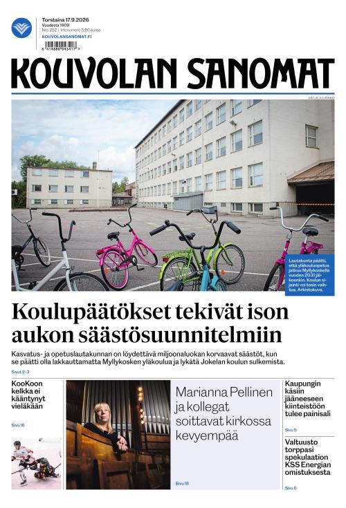 Kouvolan Sanomat 17.9.2026