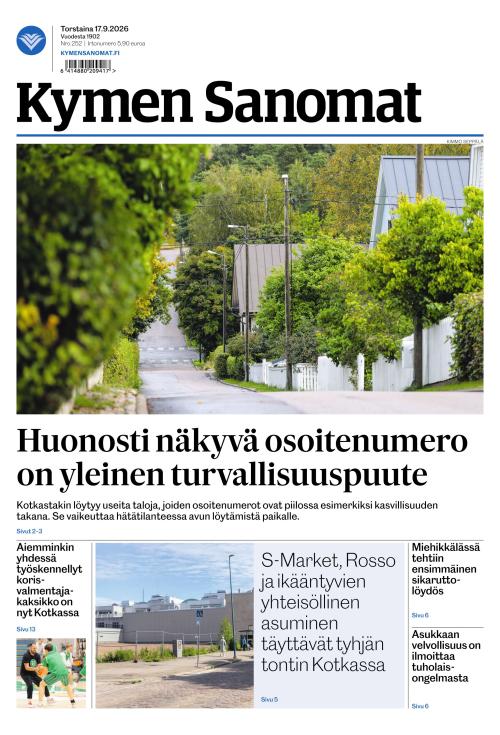 Kymen Sanomat 17.9.2026