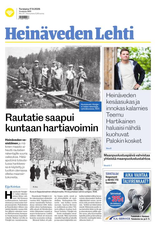 Heinäveden lehti 17.9.2026