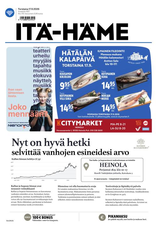 Itä-Häme 17.9.2026