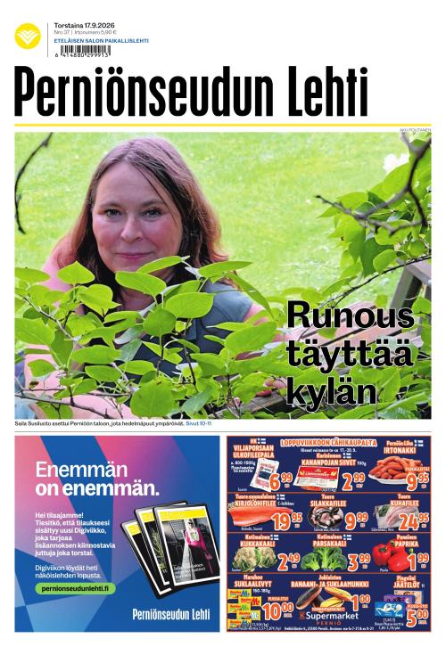 Perniönseudun Lehti 17.9.2026