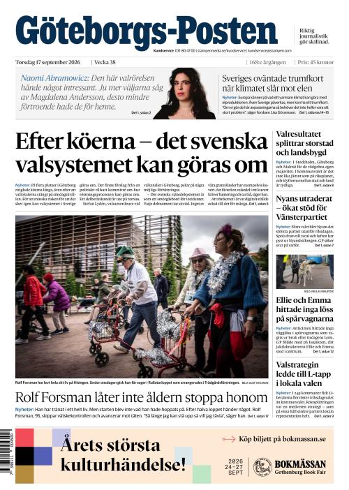 Göteborgs-Posten 17.9.2026