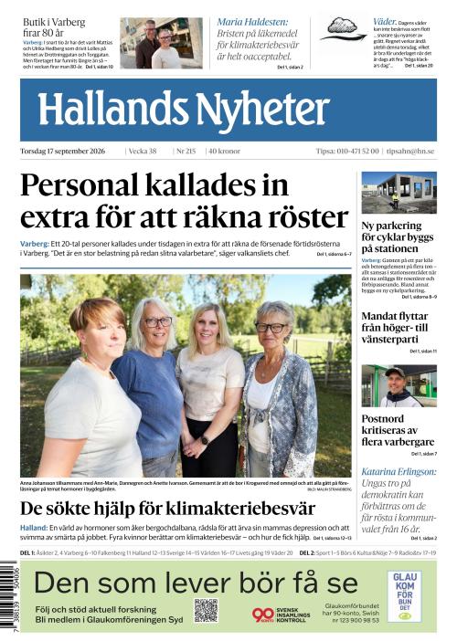 Hallands Nyheter 17.9.2026