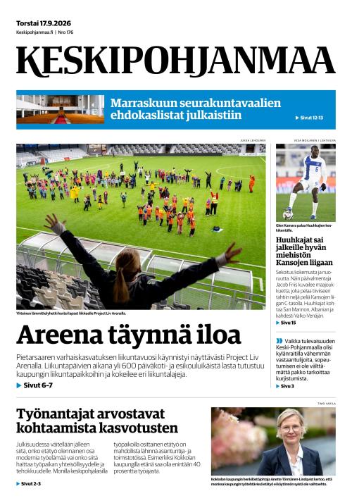 Keskipohjanmaa 17.9.2026
