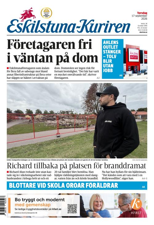 Eskilstuna-Kuriren 17.9.2026