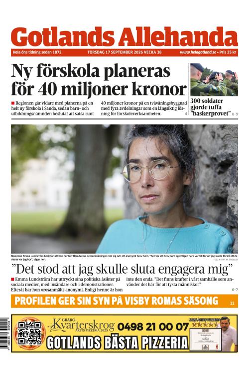 Gotlands Allehanda 17.9.2026