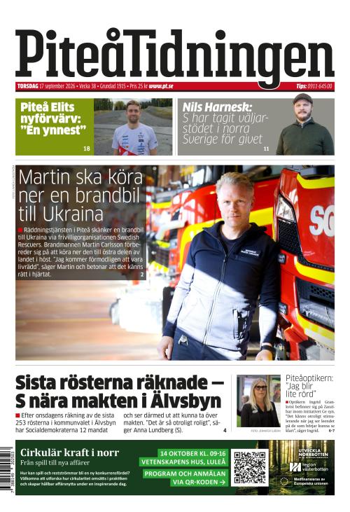 Piteå-Tidningen 17.9.2026