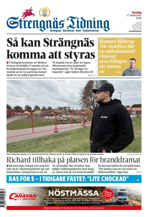 Strengnäs Tidning 17.9.2026