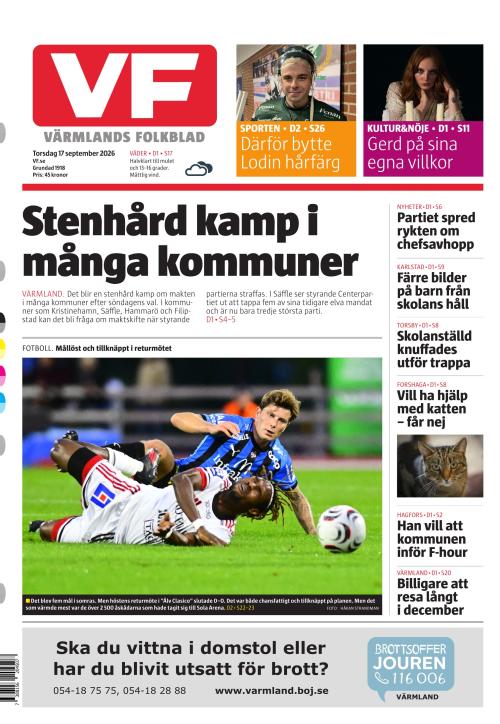 Värmlands Folkblad 17.9.2026