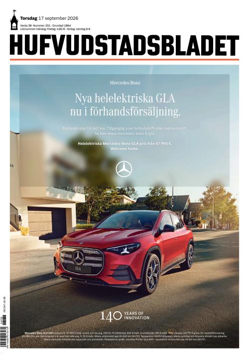 Hufvudstadsbladet 17.9.2026