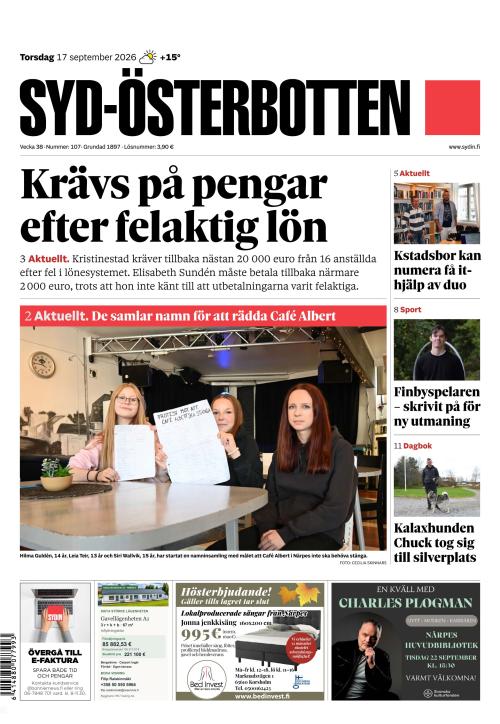 Syd-Österbotten 17.9.2026