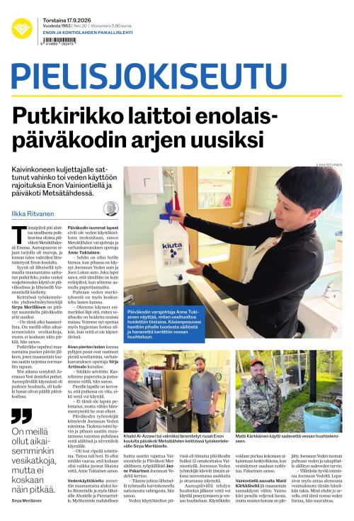 Pielisjokiseutu 17.9.2026