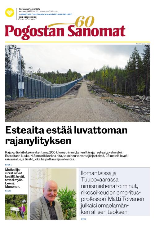 Pogostan Sanomat 17.9.2026