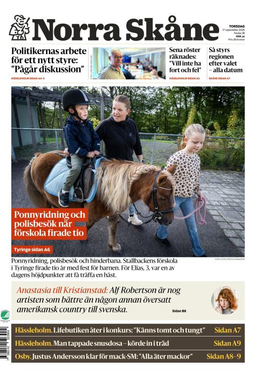 Norra Skåne 17.9.2026