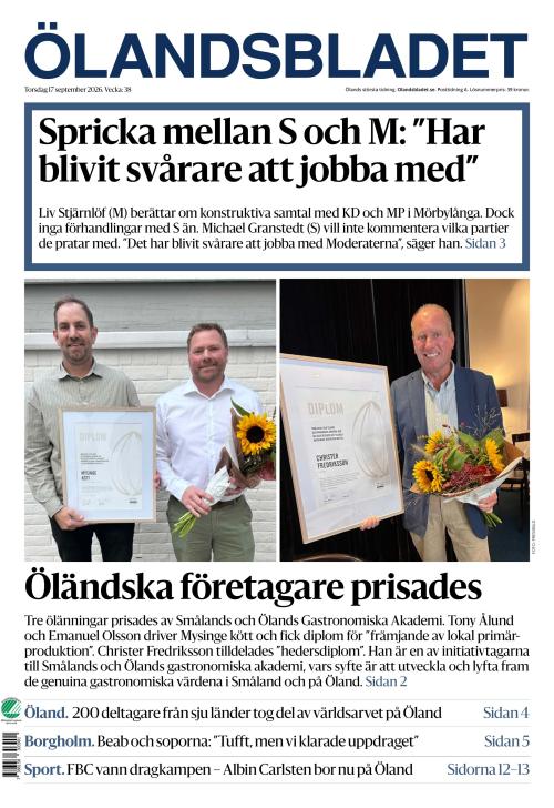 Ölandsbladet 17.9.2026