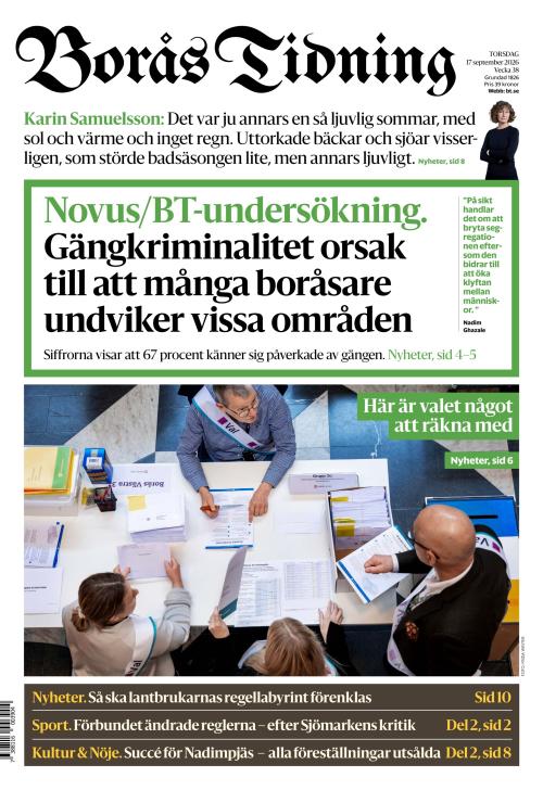 Borås Tidning 17.9.2026
