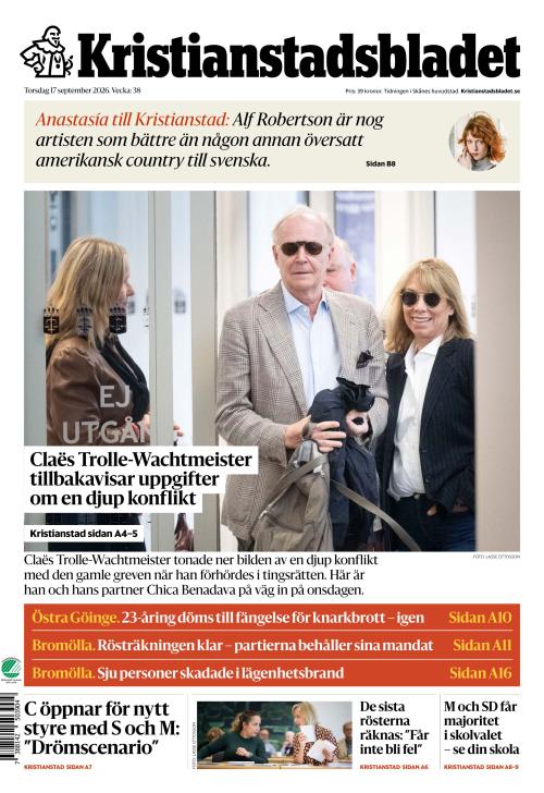 Kristianstadsbladet 17.9.2026