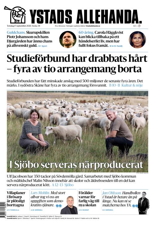 Ystads Allehanda 17.9.2026
