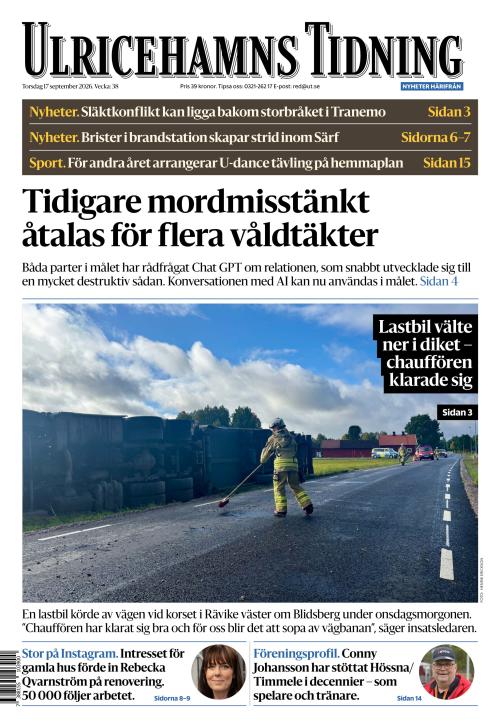 Ulricehamns Tidning 17.9.2026