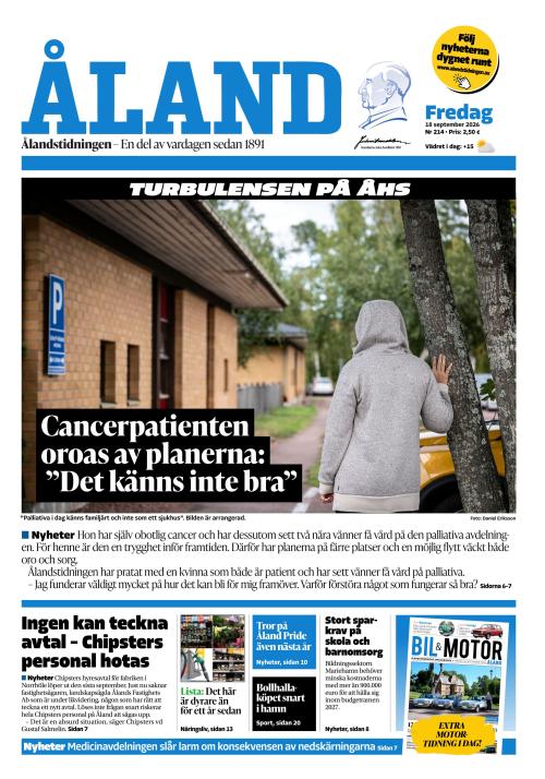 Ålandstidningen 18.9.2026