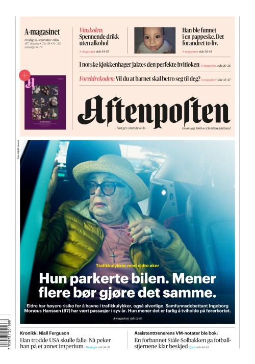 Aftenposten 18.9.2026