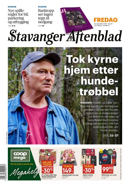 Stavanger Aftenblad 18.9.2026