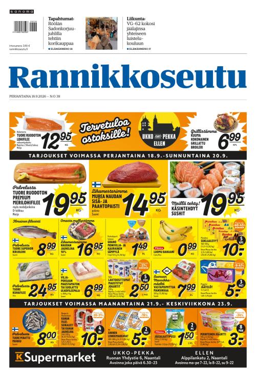 Rannikkoseutu 18.9.2026