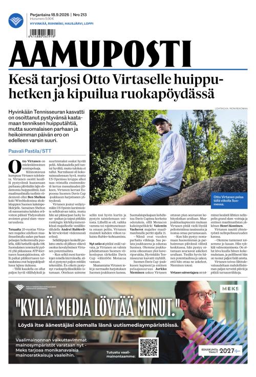 Aamuposti 18.9.2026