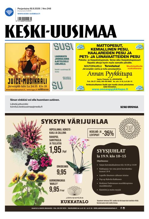 Keski-Uusimaa 18.9.2026