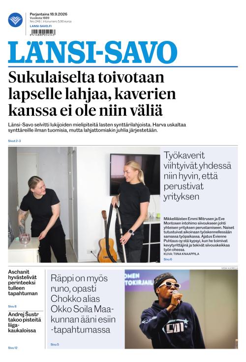 Länsi-Savo 18.9.2026