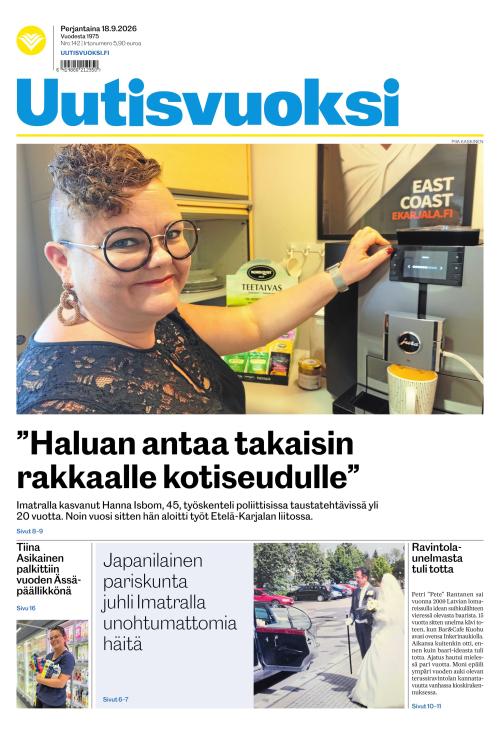 Uutisvuoksi 18.9.2026
