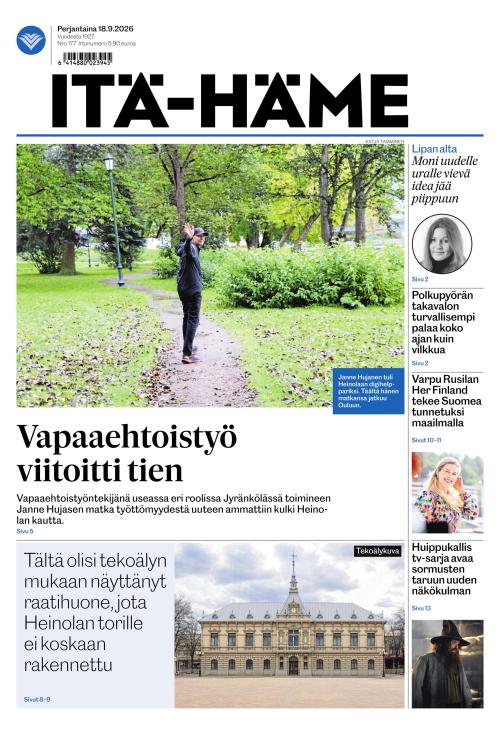 Itä-Häme 18.9.2026