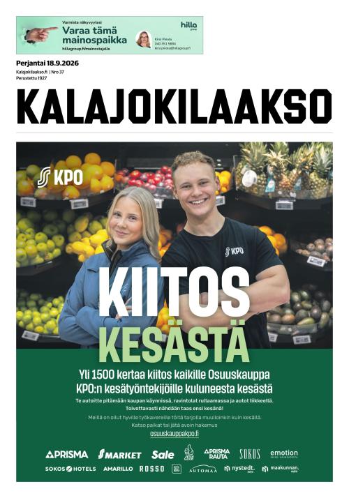 Kalajokilaakso ja Kalajaska 18.9.2026