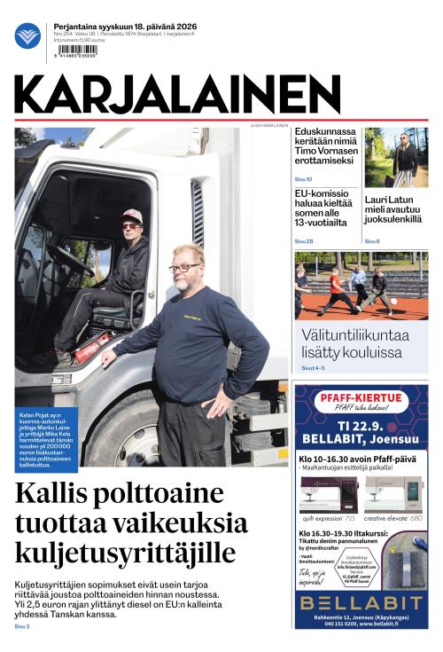 Karjalainen 18.9.2026